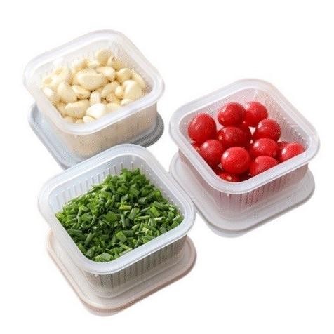 (Good) KOTAK FRESH SARINGAN SAYURAN | BOX TEMPAT TIRISAN BAWANG/BUAH/SAYUR