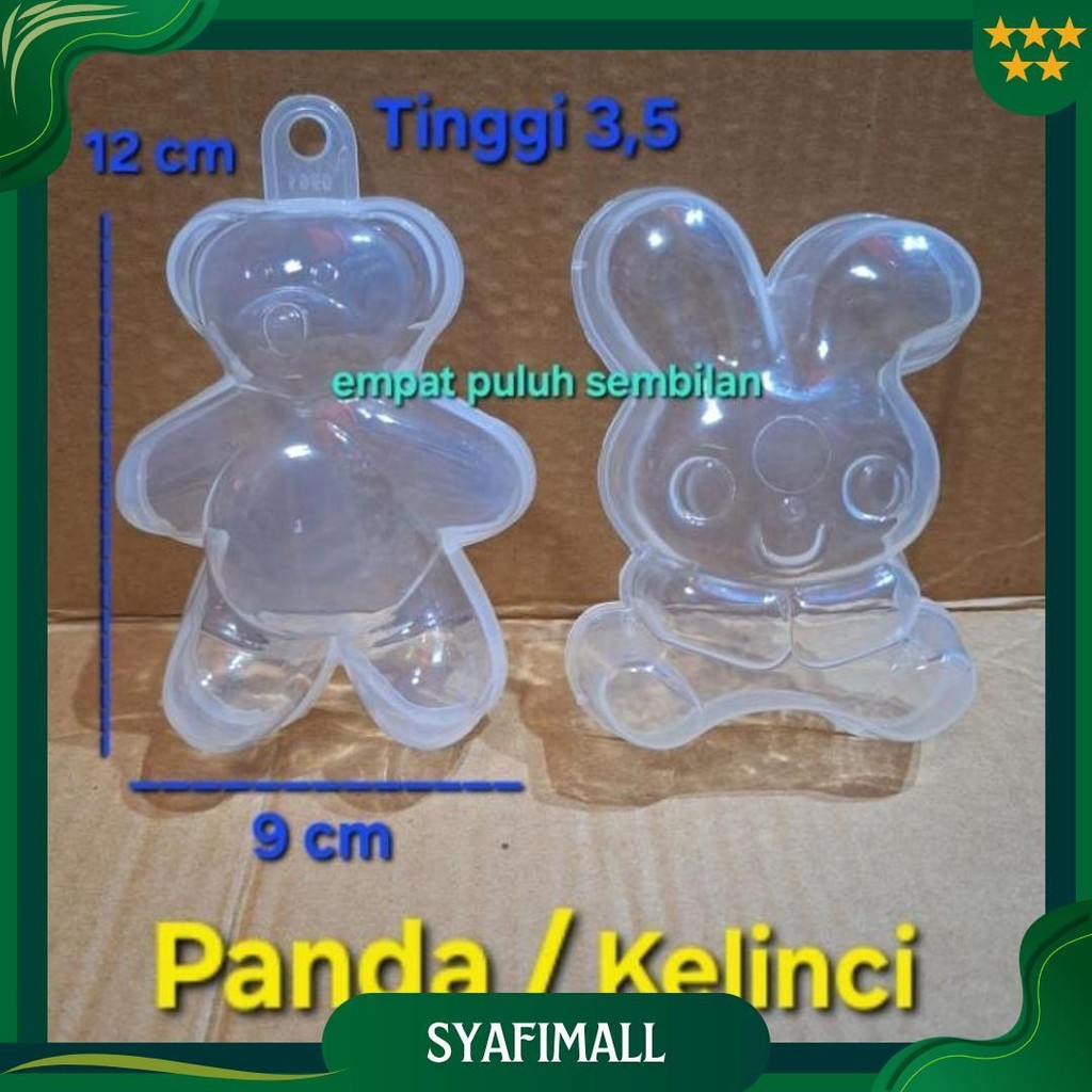 Cetakan Nasi Bento / Cetakan Puding Karakter / Cetakan Kelinci Marmuth / Cetakan Panda Kura Besar Pr