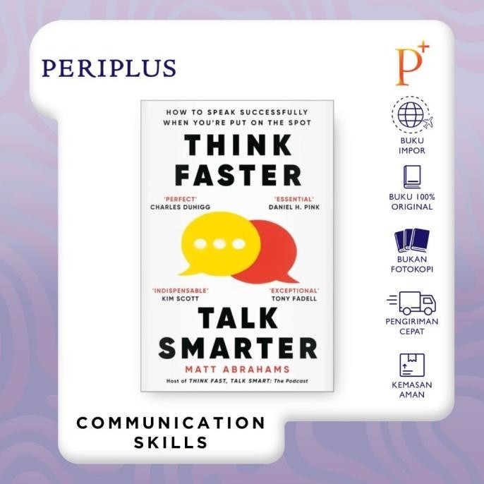 

Terlaris! Think Faster, Talk Smarter By Abrahams, Matt - 9781035024971