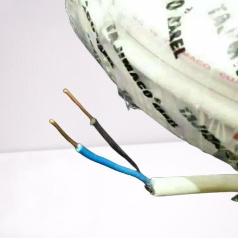 Tajimaco kabel listrik NYM 2x1.5mm 50 yard tunggal putih SNI