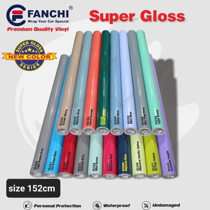 

152Cm Sticker Fanchi Super Glossy Ii New Color Series 152Cm Permeter Best Quality
