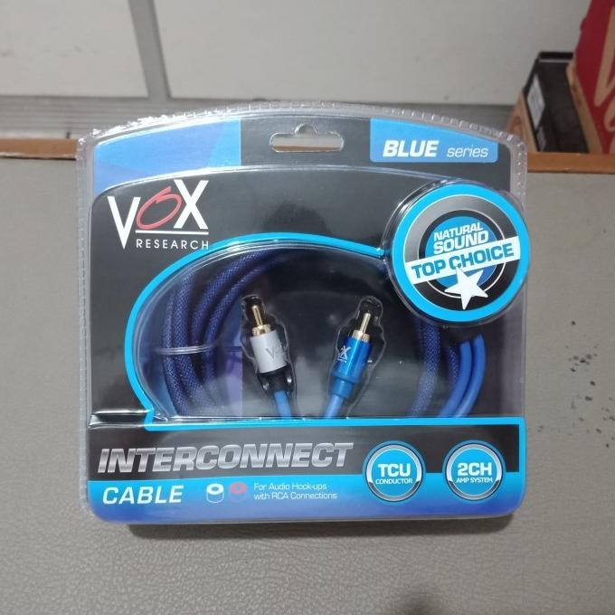 Bisa Gosend Cable Rca Vox 3M - Kabel Rca 3M Vox - Cable Rca Vox Blue Three