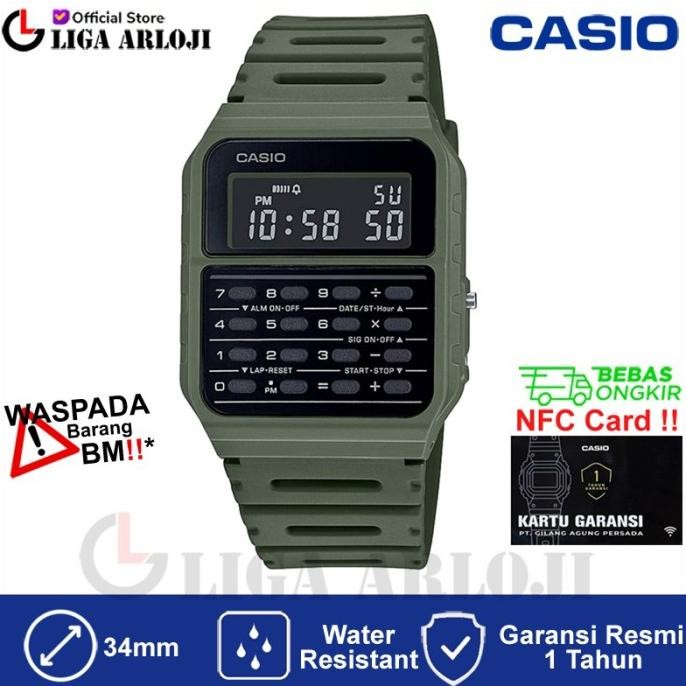 

Bisa Spk! Casio Ca-53Wf-3Bdf - Jam Tangan Calculator / Kalkulator - Hijau - Ca53