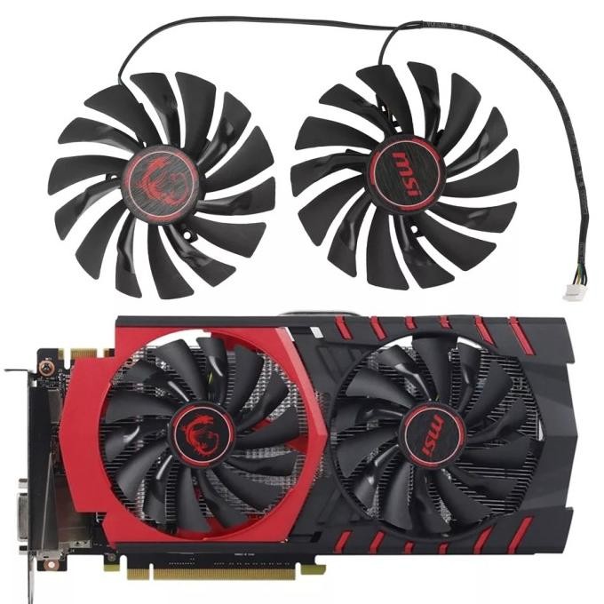 Fan Vga Msi Gtx 960 950 95Mm 4Pin Oem Replecment Co