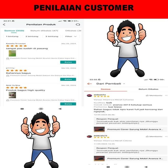 Premium Cover Sarung Mobil Daihatsu Terios Lama (2007-2017)  Dll Indoor Outdoor Terbaik | High Quali