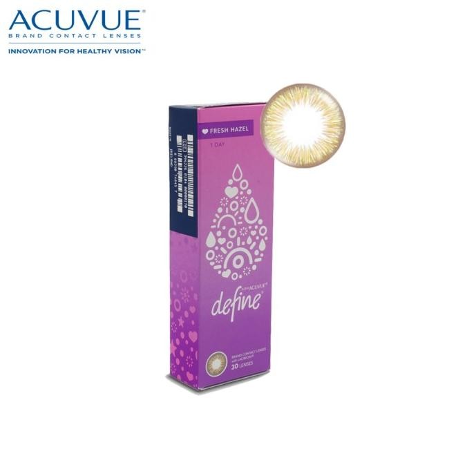 Acuvue Define 1 Day Fresh Hazel / Softlens Acuvue Harian Fresh Hazel