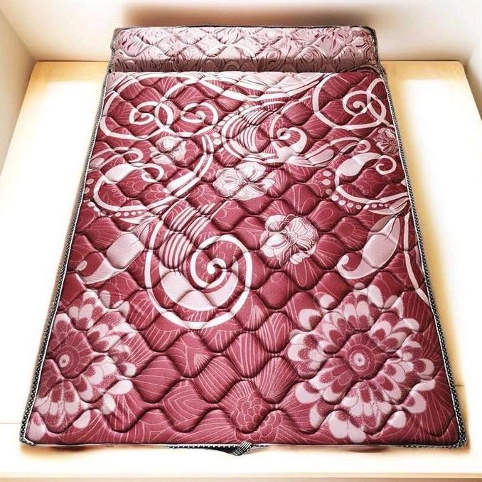 Murah Kasur Busa Lipat Kain Springbed Ukuran 120X190 5Cm - Furniture Praktis Cowok Tidur Camping Mat