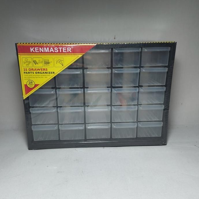 rak susun 25 laci serbaguna plastik / 25 Drawers Kenmaster