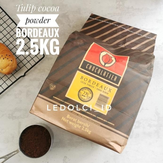 

TULIP COKLAT BUBUK COCOA POWDER BORDEAUX BURGUNDY NOIR 2.5 KG 2.5KG murah