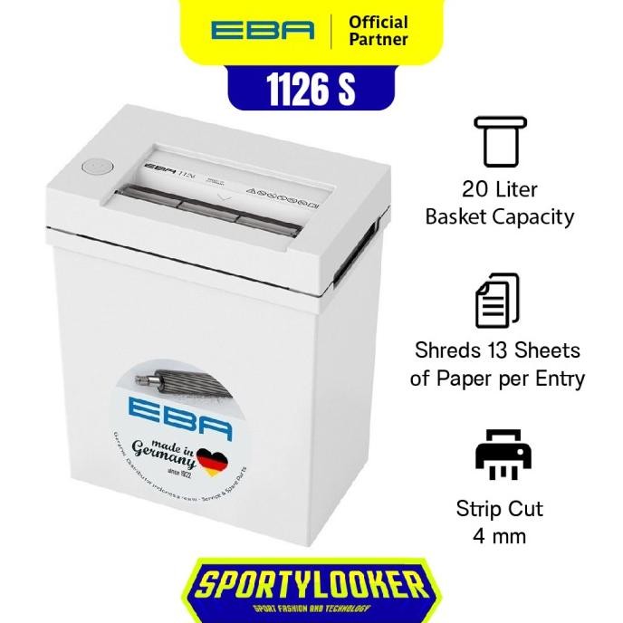 

Promo Eba 1126S / 1126 S Paper Shredder - Mesin Penghancur Kertas Grs Resmi