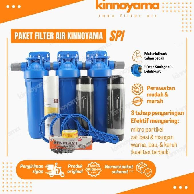 Saringan Air Kuning Berbesi / Fiter Air Sumur Bor / Filter Air Lengkap Siap Pakai New Stok