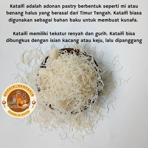 

Kunafa premium arab 250gr / konafa / kunafa Pastry Arabic / kataifi murah