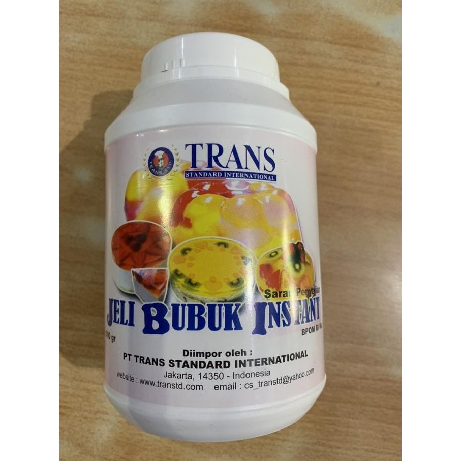 

Trans Jelly powder 100 gr / bubuk agar premix jeli jelly bubuk murah