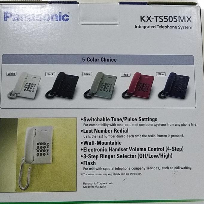 Promo Pesawat Telephone Panasonic Kx-Ts505Mx / Kx Ts505Mx