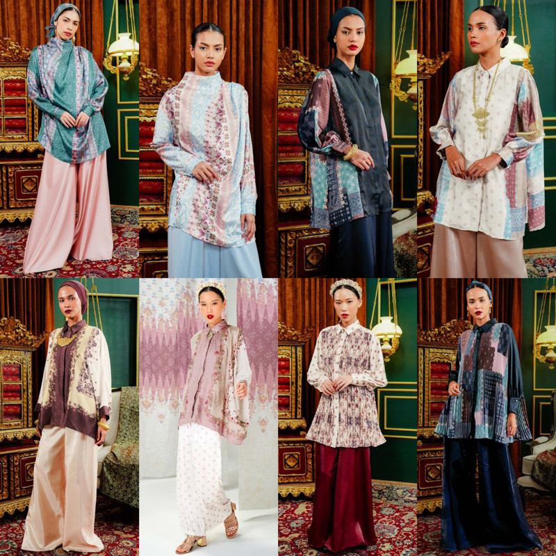 [baca deskripsi‼️] BENANG JARUM X DIAN PELANGI BENANG PELANGI NYIMAS DRAPERY BLOUSE BUNGO PATCHWORK 