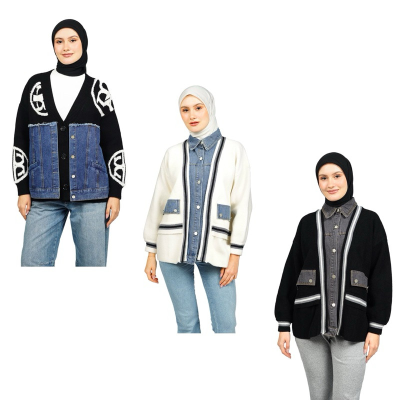 [baca deskripsi⚠️] NADA PUSPITA MEGAN JACKET BLACK ROWENA JACKET BLACK WHITE JAKET JEANS SWEATER JAC