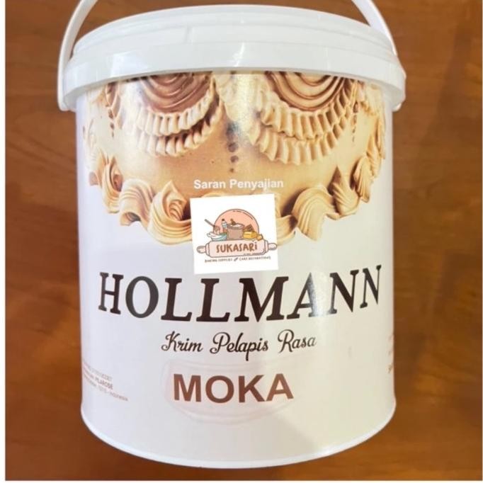 

Hollmann ButterCream Mocca 1kg pail Butter Cream mocha moca krim murah