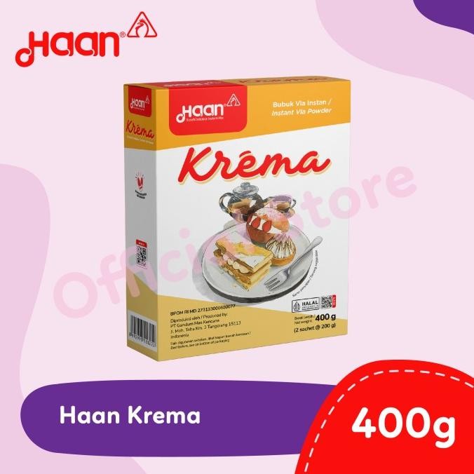 

HAAN KREMA VLA Instant 400gr murah