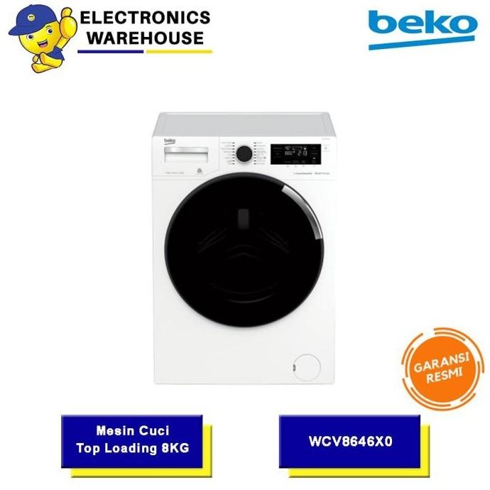 Murah Mesin Cuci Beko Front Loading 8 Kg Wcv8646X0 Wcv 8646 X0