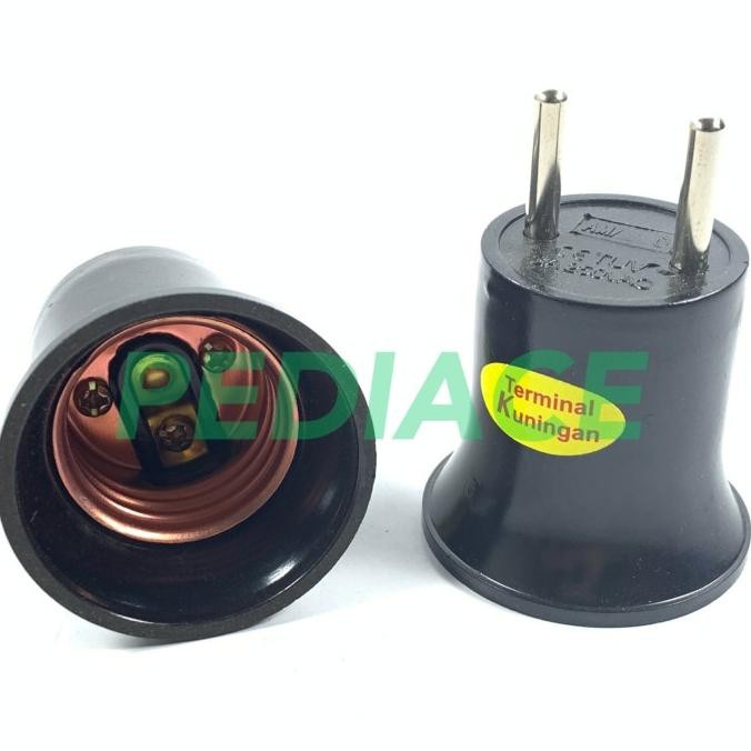 Fitting Lampu Colok E27 - Tempat / Dudukan Lampu E27 Colok Listrik