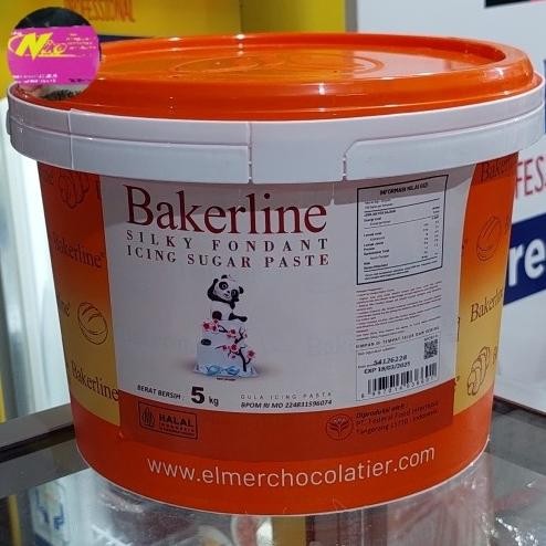 

bakerline silky fondant white 1kg khusus grab dan gojek murah