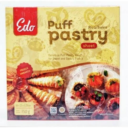 

edo puff pastry sheet 750 gram murah