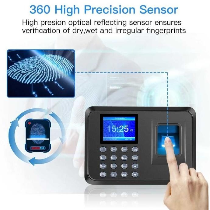 

Sale Mesin Alat Absen Sidik Jari Attendance Fingerprint Karyawan Staff 1000 Orang Capacity Donwe F01H