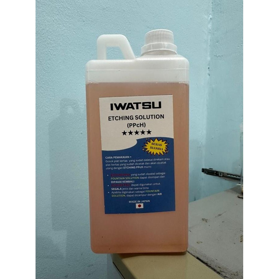

Murah Etching Solution Iwatsu Jepang 100% Japan Original
