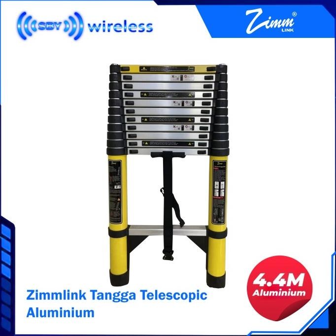 Zimmlink Tangga Telescopic Aluminium New Stok