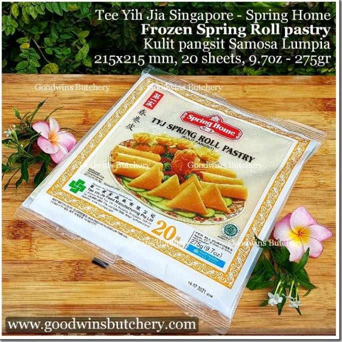 

SPRING ROLL SAMOSA KULIT LUMPIA 21.5cm 275g 20pc pastry TYJ SpringHome murah