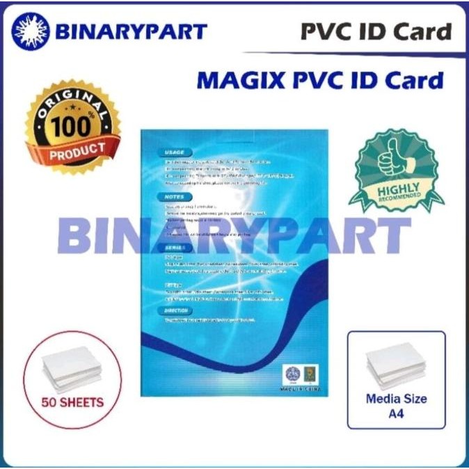 

Sale Bahan Pvc Id Card Isi 50 Sheet