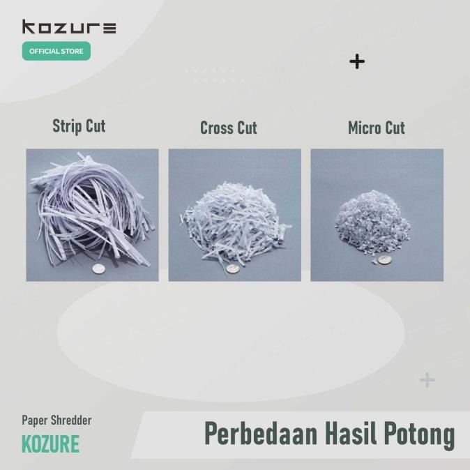

Murah Paper Shredder Kozure Ks-9650 Mc Mesin Penghancur Kertas Micro Cut