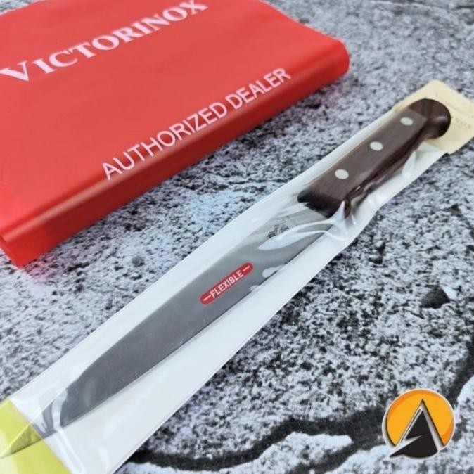 Pisau Fillet Victorinox Flexible 18 Cm Rosewood 5.3700.18 Cap Payung Co