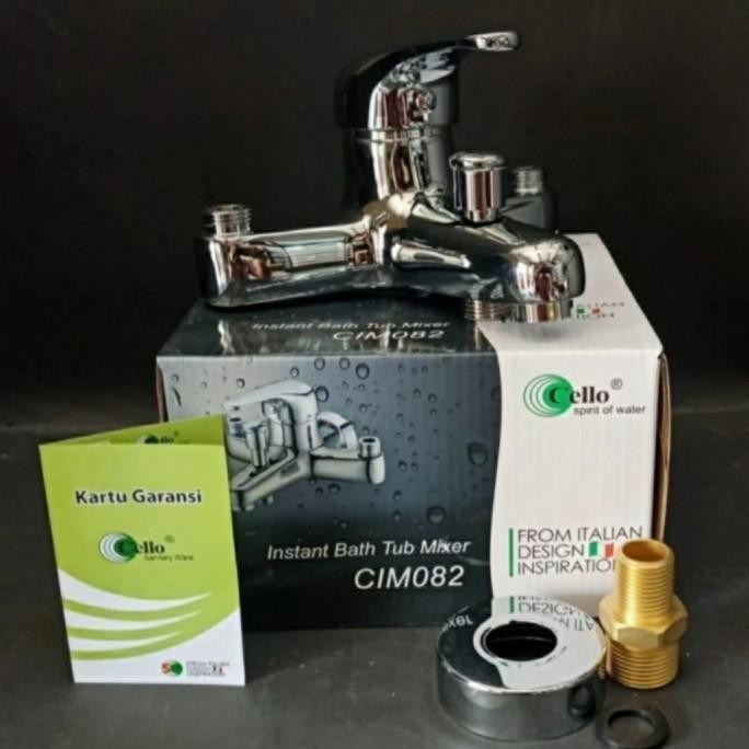 Kran Air Panas Dingin Cello Cim 082 Tanpa Bobok Tembok/Kran Mixer New Stok