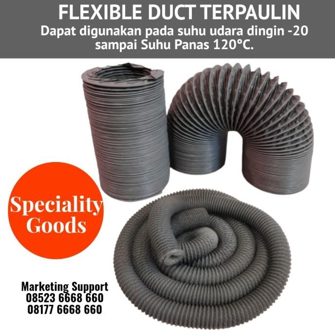 Flexible Hose 5 Inch Tahan Panas, High Temperatur Flexible Hose 5 Inch New Stok