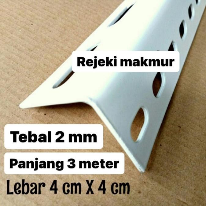 Besi Siku / Rak Siku / SIKU LUBANG TEBAL 2 MM OSIRIS BERAT 3,1 KG/BATANG