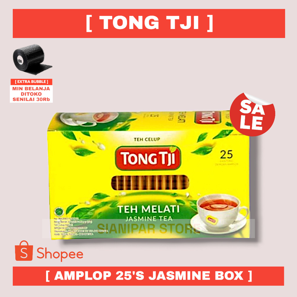 

TONG TJI TEH CELUP ( AMPLOP ) 25'S JASMINE PCK