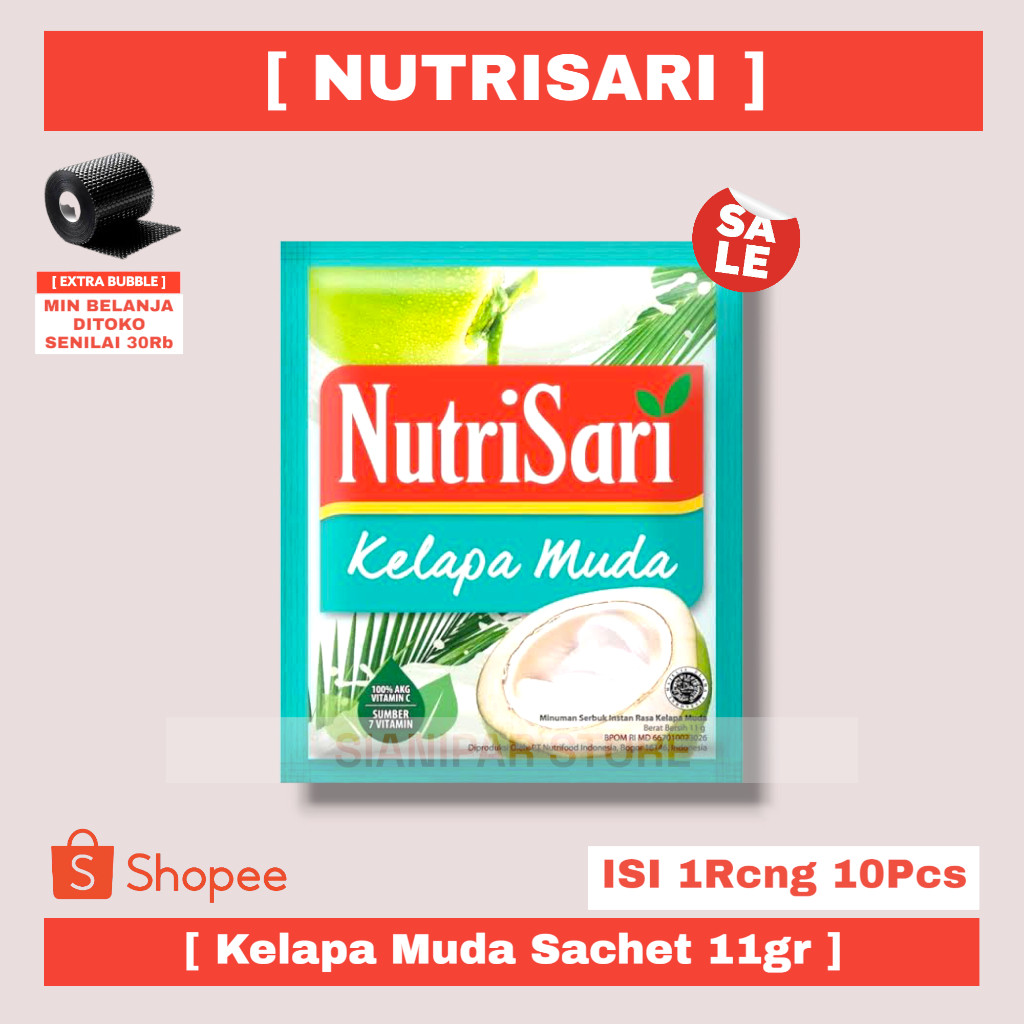

NUTRISARI INSTANT DRINK KELAPA MUDA SCT 11g