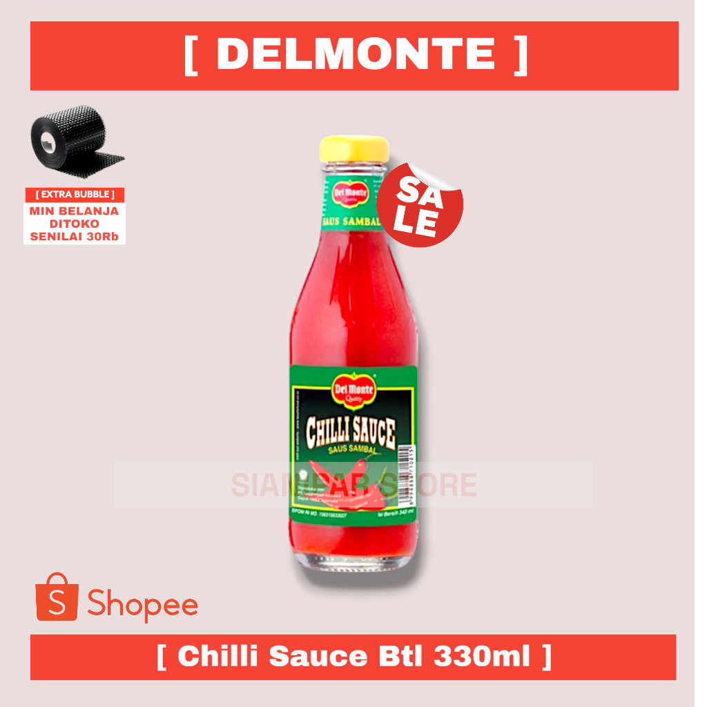 

DELMONTE CHILLI SAUCE BTL 340/330mL