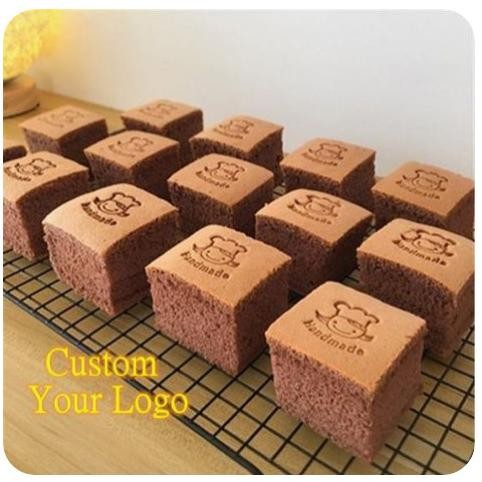 hot stamp kue /cetakan logo kue/custom hot stamp emboss cake hot stamp