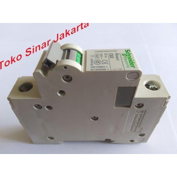 MCB Mini Circuit Breaker Listrik 1P 1 Phase SCHNEIDER SMART 63 A