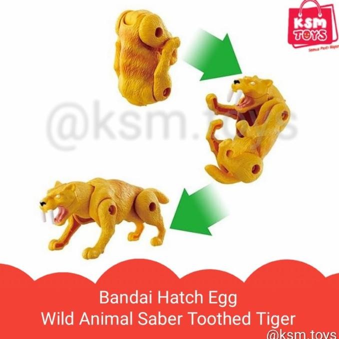 Bandai Hatch n heroes Wild Animal Saber Toothed Tiger