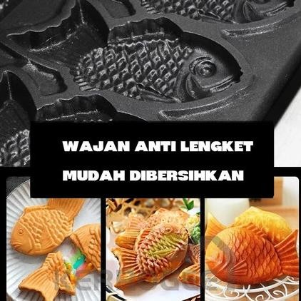 Wafel Bungeoppang Pan Jepang DIY Cetakan Kue Bagus Taiyaki Cetakan Pembuat Wafel Ikan Pembuat Wafel 