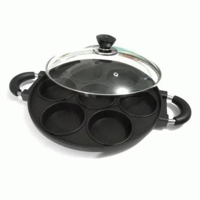 Cetakan kue 7 lubang datar SUGGO loyang kue lumpur martabak mini