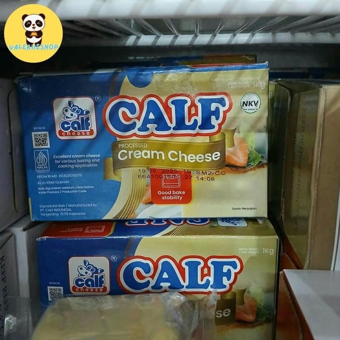 

Promo Calf Cream Cheese 1 Kg Keju Kream Olahan