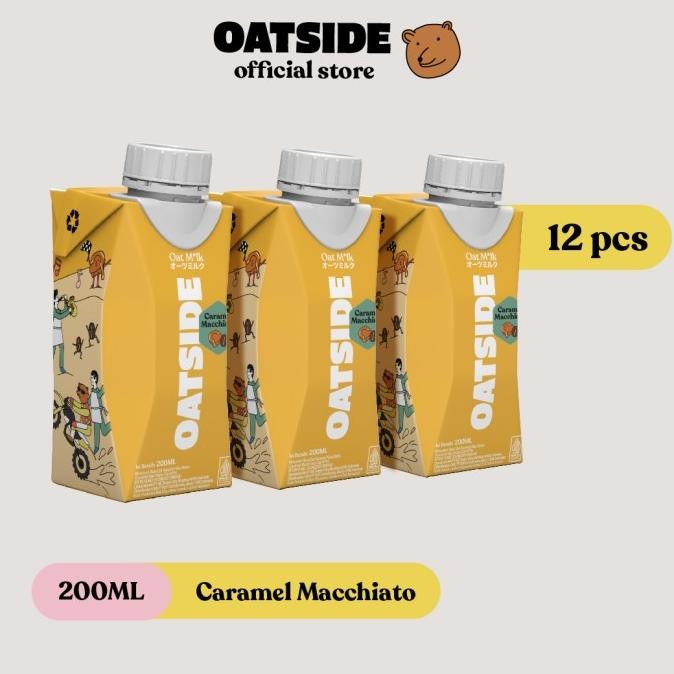 

Sale Oatside Mini Cap Oat Milk Caramel Macchiato 200Ml (12 Pcs) (Kemasan Tutup Botol)| Susu Oat Rasa Karamel Macchiato