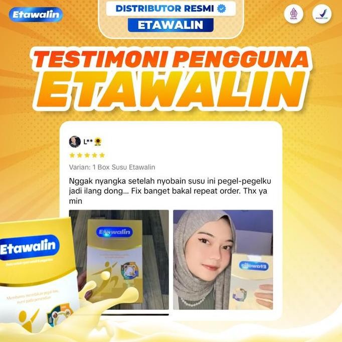 

Murah [Big Promo] Etawalin Paket 2 Box | Asli & Bpom | Original Resmi | Minuman Susu Bubuk Kambing Etawa Dengan Bahan Rempah Pilihan | Susu Keluarga Tulan Dan Sendi