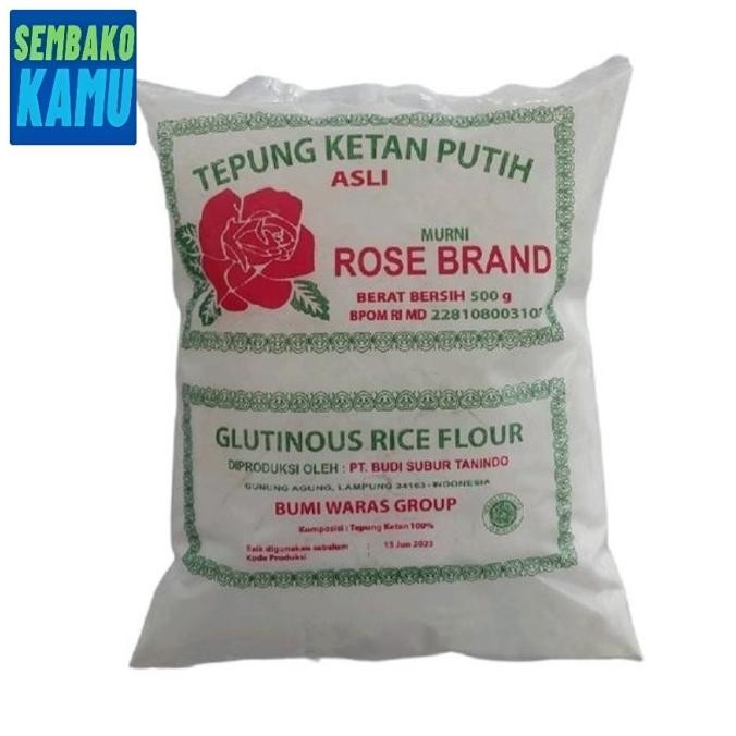 

Murah Tepung Ketan Rose Brand 500 Gr - 1 Dus Isi 20 Pcs