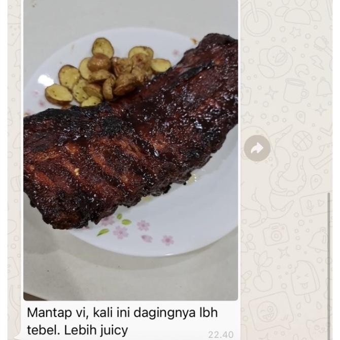 

Grosir Import Baby Back Ribs (Bakut) Iga Babi