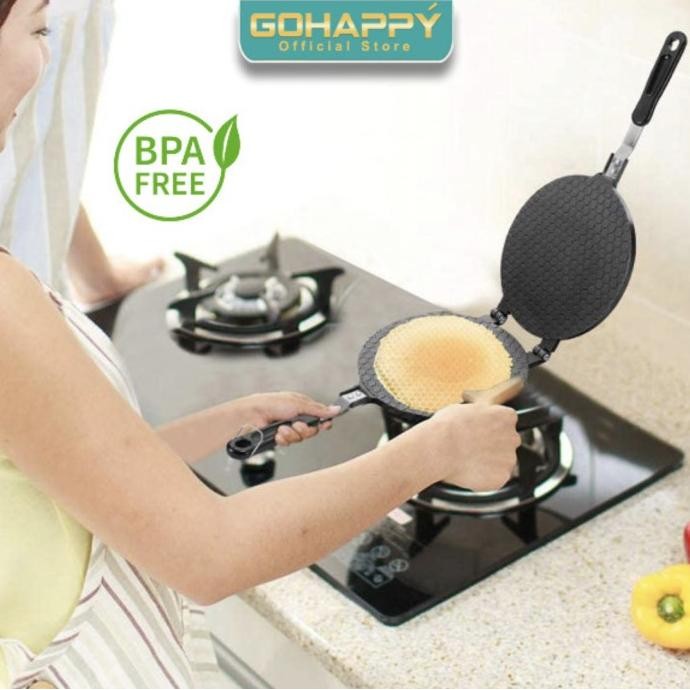 GOHAPPY CETAKAN KUE SEPRONG ALAT CETAK SEMPRONG EGGROLL CONE ES HC-05